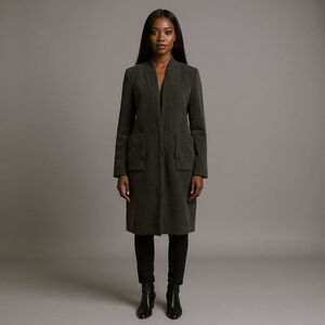 VHNY VIVIENNE HU Black Wool Coat